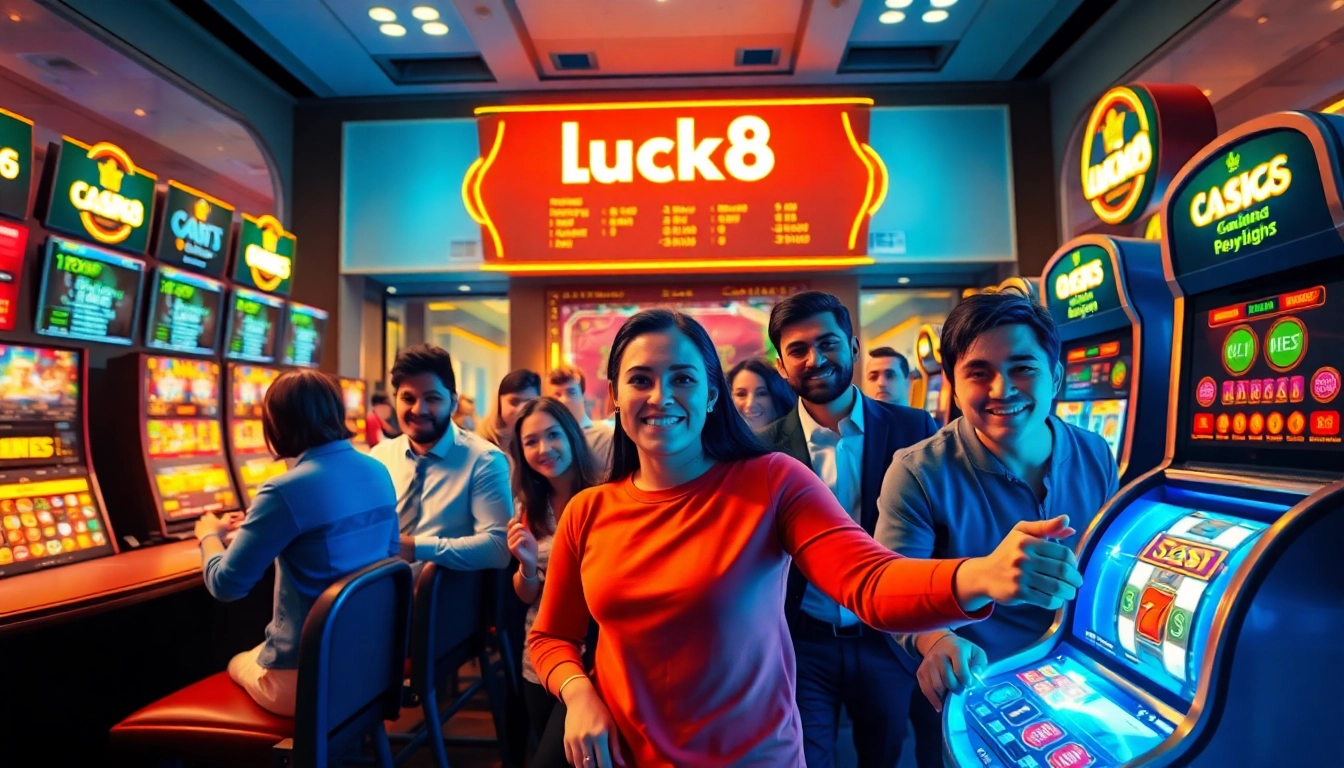 Experience the excitement of online gaming at luck8win.live with diverse players and vibrant graphics.