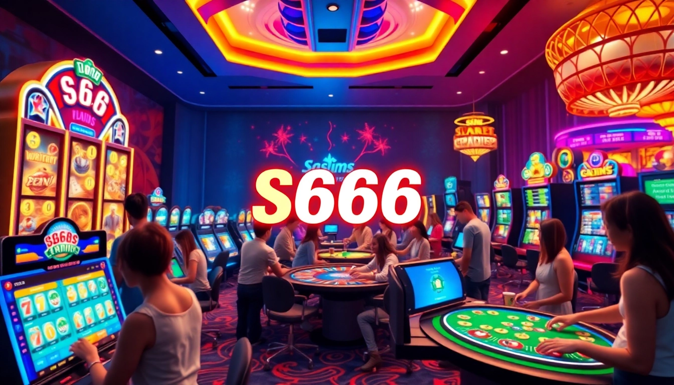 Engaging scene from s666.nyc showcasing diverse players in an exciting online gaming atmosphere.