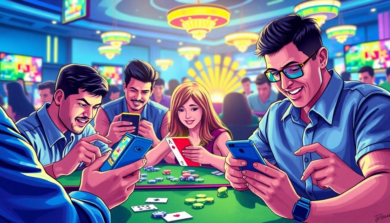 Engaged players enjoying card games at topgamebaidoithuong.mx, showcasing vibrant online gaming.