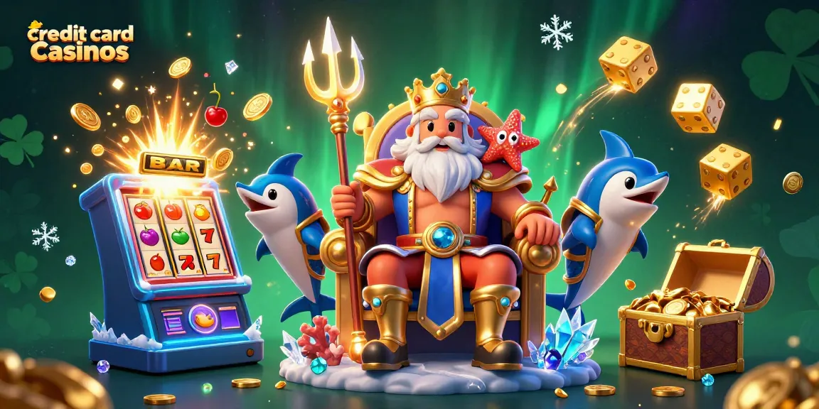 Play exciting games at credit card casinos with vibrant characters and brilliant visuals.