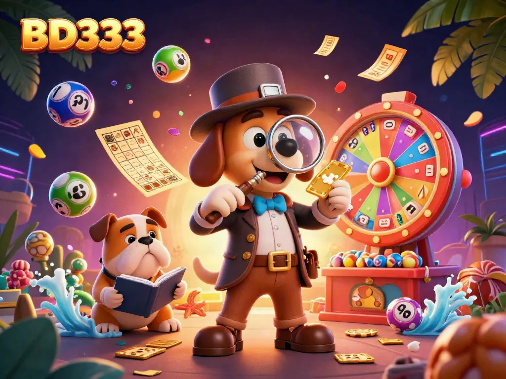 Experience excitement with BD333 as characters uncover hidden treasures in a lively casino setting.