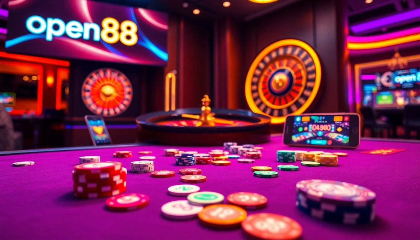Experience thrilling gameplay at open88 with vibrant casino tables and exciting gaming action.