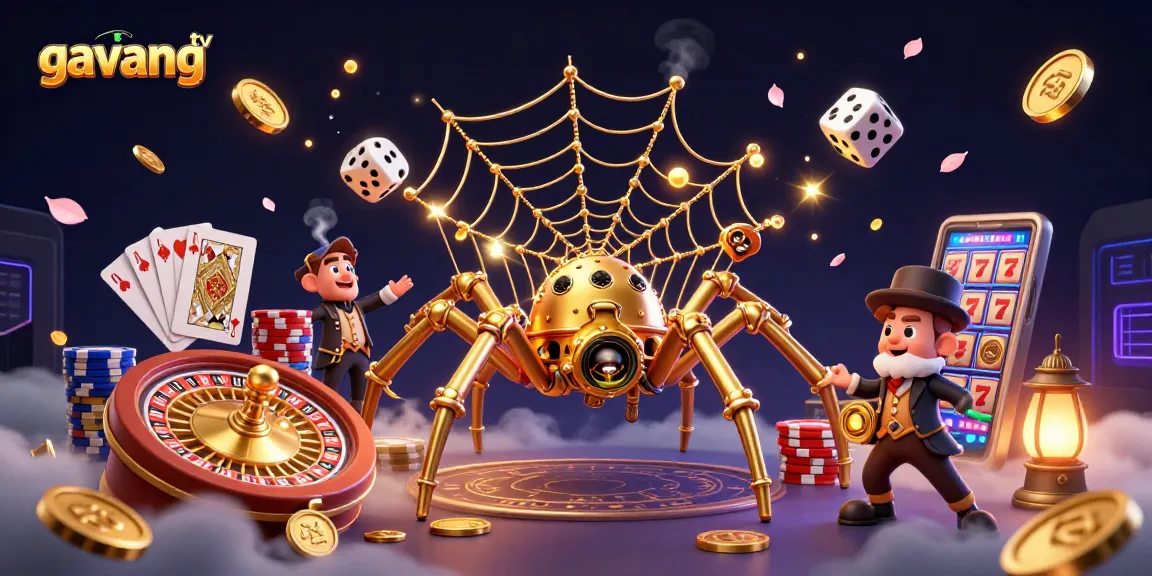Spin the reels with excitement at gavang tv's ultimate casino experience featuring vibrant characters.