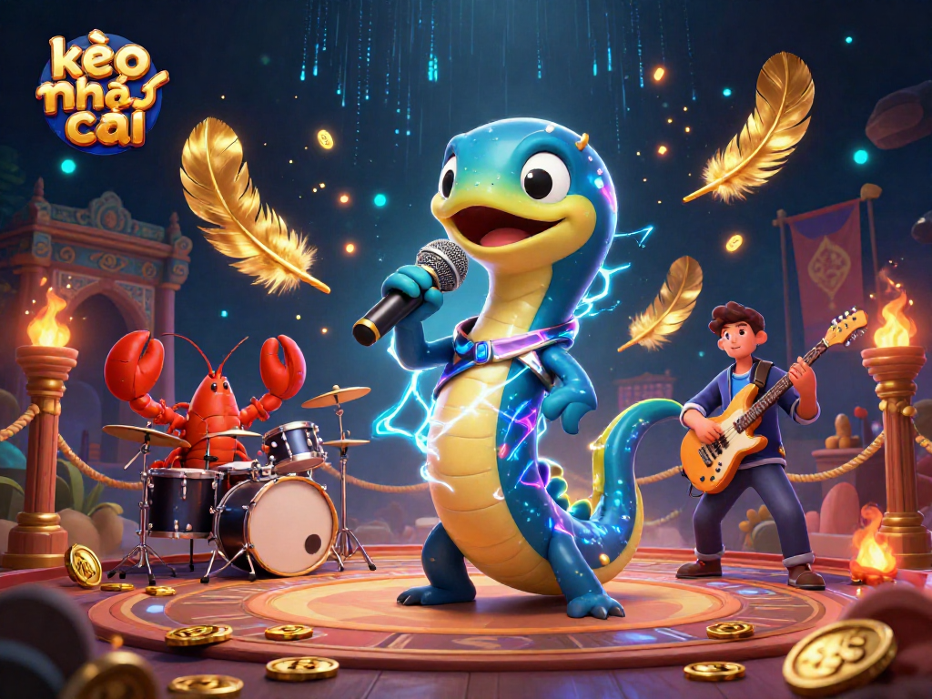 Engage with kèo nhà cái action at an exciting underwater casino DJ performance featuring eclectic sea characters.