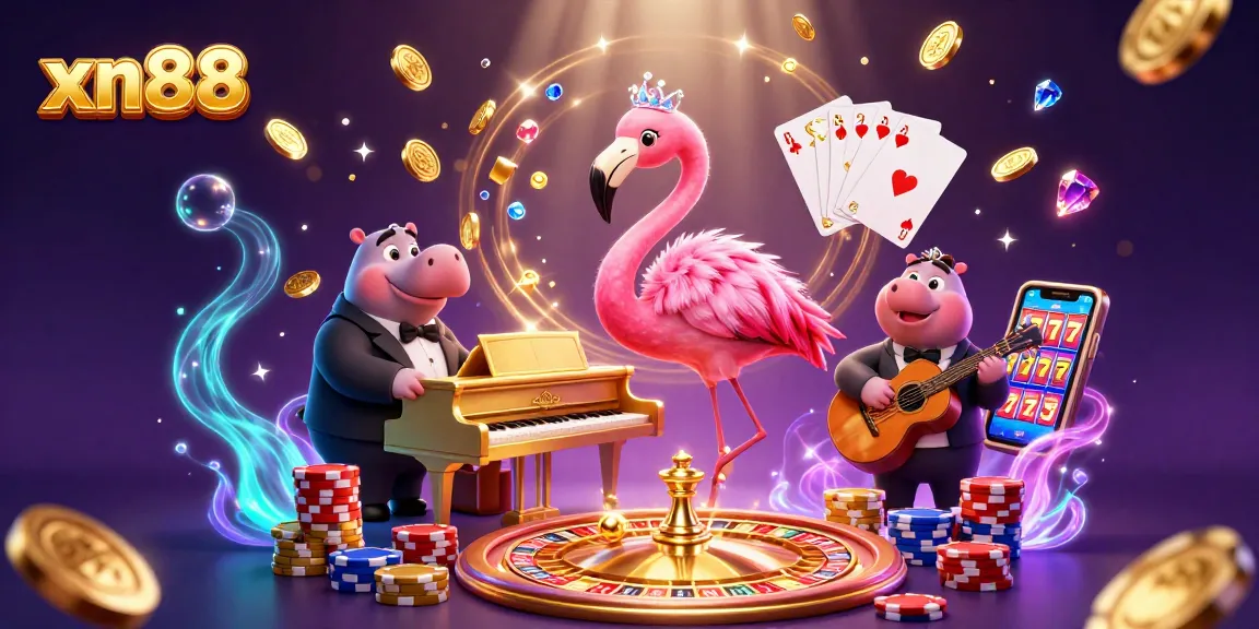 Experience thrilling gameplay at xn88 with vibrant casino elements and lively characters.