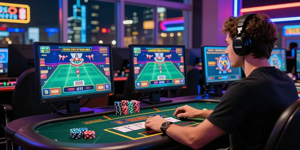 Engaging scene at a credit card casino with live games at https://iis.org.uk, highlighting excitement and modern gaming.